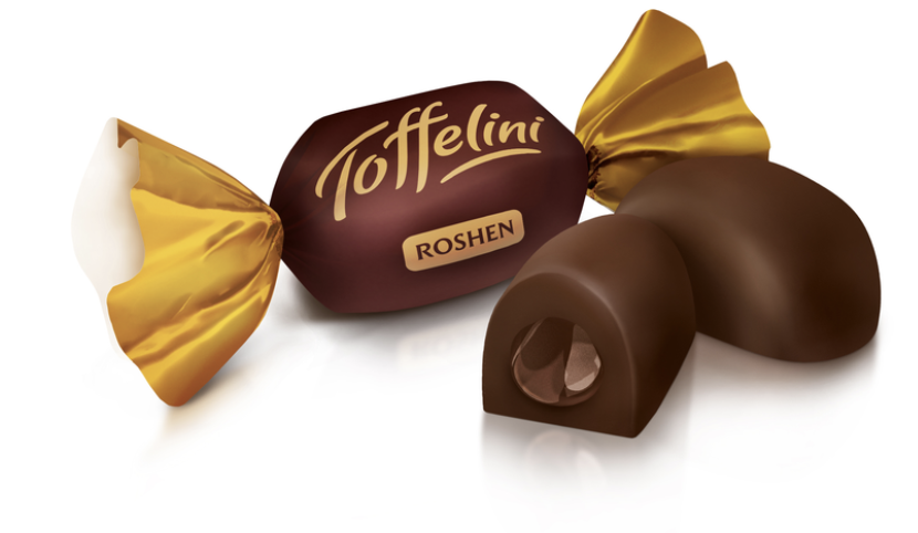 Цукерки Рошен Toffelini шоколад 1кг